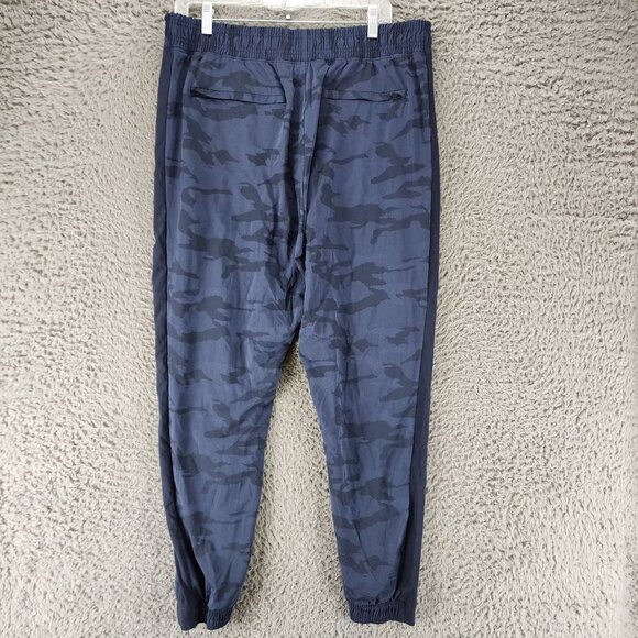 Athleta Pants Womens 16 Blue Camo Brooklyn Textured Jogger - Picture 8 of 9